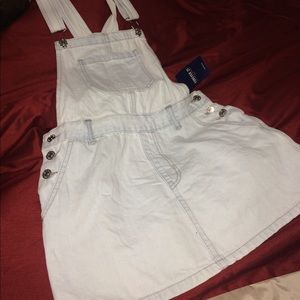 Overall dress-light denim